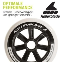 Rollerblade Hydrogen Wheels - 125mm/85A - Pakje Van 6 -Fitness-Mode Winkel 06635200100 hydrogen 125 85a 5 1468526