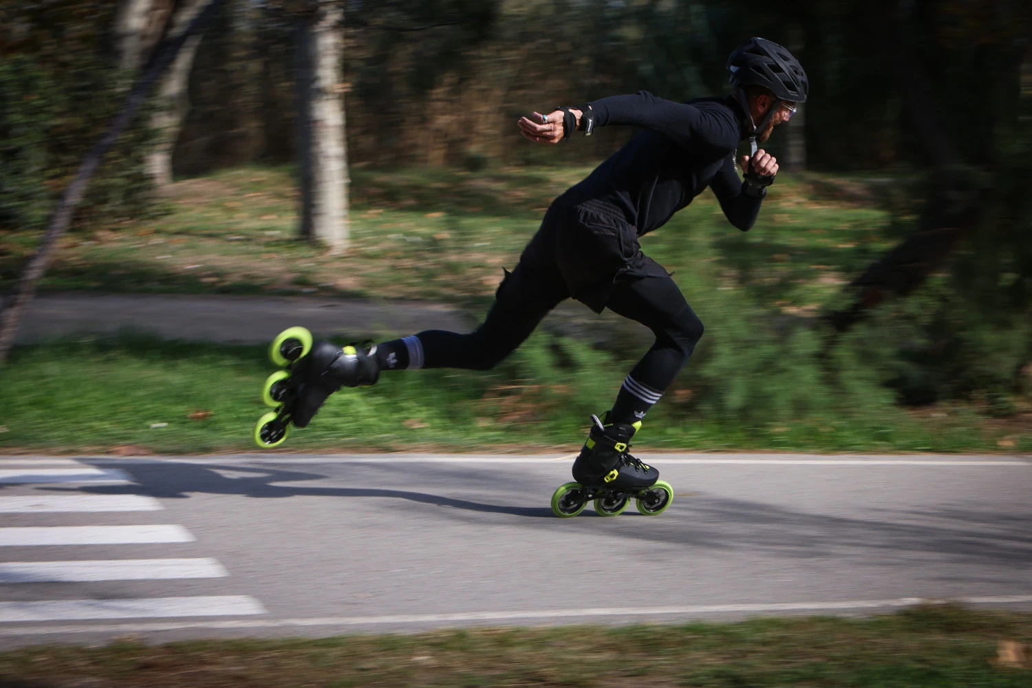 Rollerblade Maxxum 125 - Fitness Inline Skates - Black/lime 13 Rollerblade Maxxum 125 - Fitness Inline Skates - Black/lime - Afbeelding 11