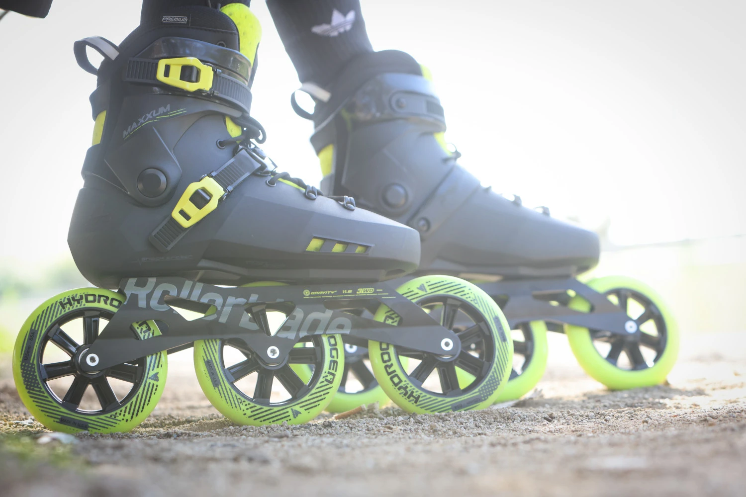 Rollerblade Maxxum 125 - Fitness Inline Skates - Black/lime 11 Rollerblade Maxxum 125 - Fitness Inline Skates - Black/lime - Afbeelding 9