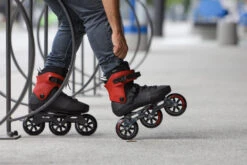 Rollerblade Twister 110 - Urban Inline Skates - Zwart/rood -Fitness-Mode Winkel 07220900741 twister 110 11 1468051
