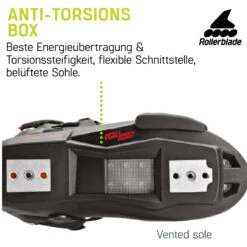 Rollerblade Twister 110 - Urban Inline Skates - Zwart/rood -Fitness-Mode Winkel 07220900741 twister 110 13 1468053