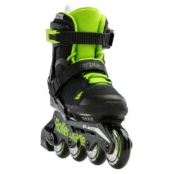 Rollerblade Microblade - Kids Inline Skates - Black/green 20 Rollerblade Microblade - Kids Inline Skates - Black/green -Fitness-Mode Winkel 07221900t83 front 1221510