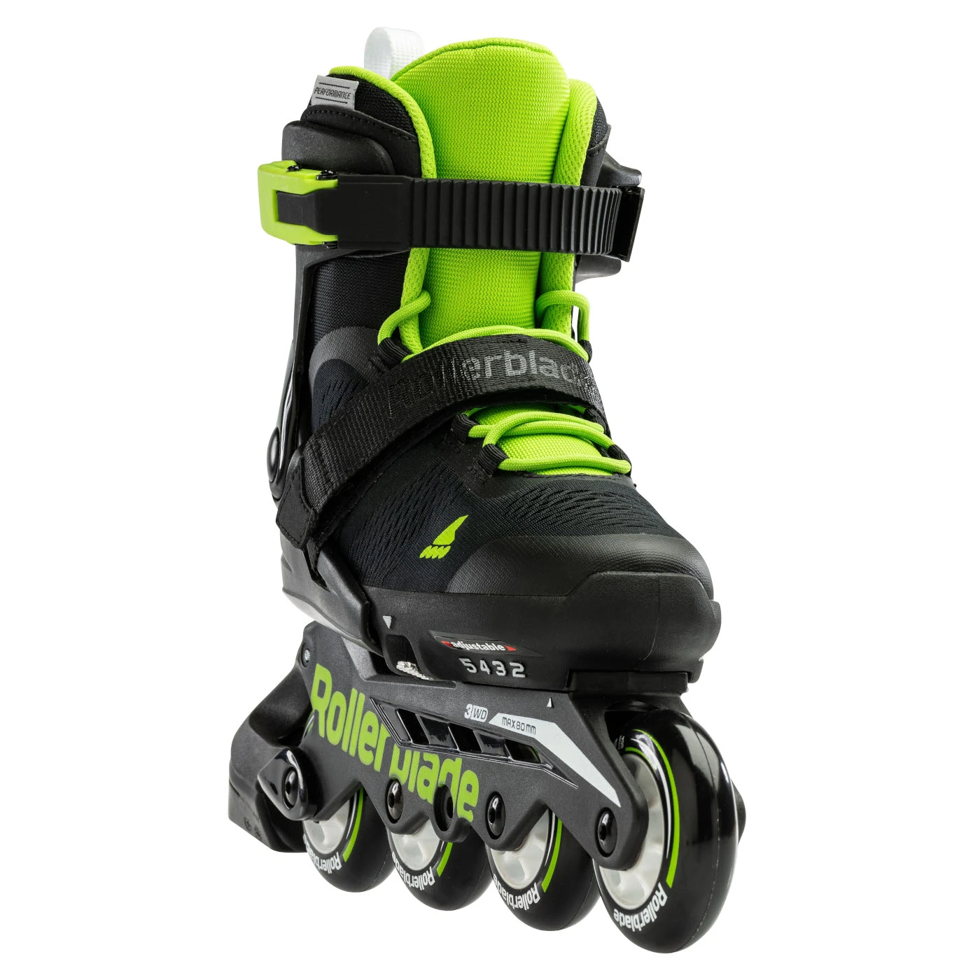 Rollerblade Microblade - Kids Inline Skates - Black/green 7 Rollerblade Microblade - Kids Inline Skates - Black/green - Afbeelding 5