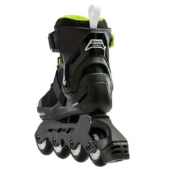 Rollerblade Microblade - Kids Inline Skates - Black/green 21 Rollerblade Microblade - Kids Inline Skates - Black/green -Fitness-Mode Winkel 07221900t83 microblade photo rear view 1221513