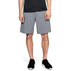 Under Armour UA Tech Graphic Short Heren - Steel/Black -Fitness-Mode Winkel 284614 02 d 575160