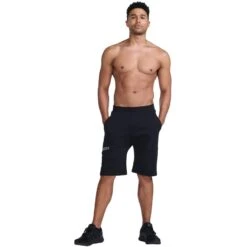 2XU Commute 9" Shorts - Zwart/wit -Fitness-Mode Winkel 2xu commute 9 shorts black white 1 1440647