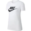 Nike Sportswear Icon T-Shirt Dames - White/black BV6169-100 -Fitness-Mode Winkel 304651 00 d 624814