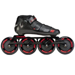 K2 MOD 110 - Speed / Marathon Inline Skates - Black - Red -Fitness-Mode Winkel 30f0195 redline 110 04 1467032
