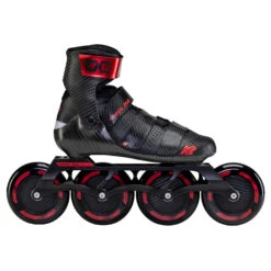 K2 MOD 110 - Speed / Marathon Inline Skates - Black - Red