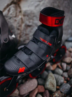 K2 MOD 125 - Speed / Marathon Inline Skates - Black - Red -Fitness-Mode Winkel 30f0199 redline 125 mood 01 1467080