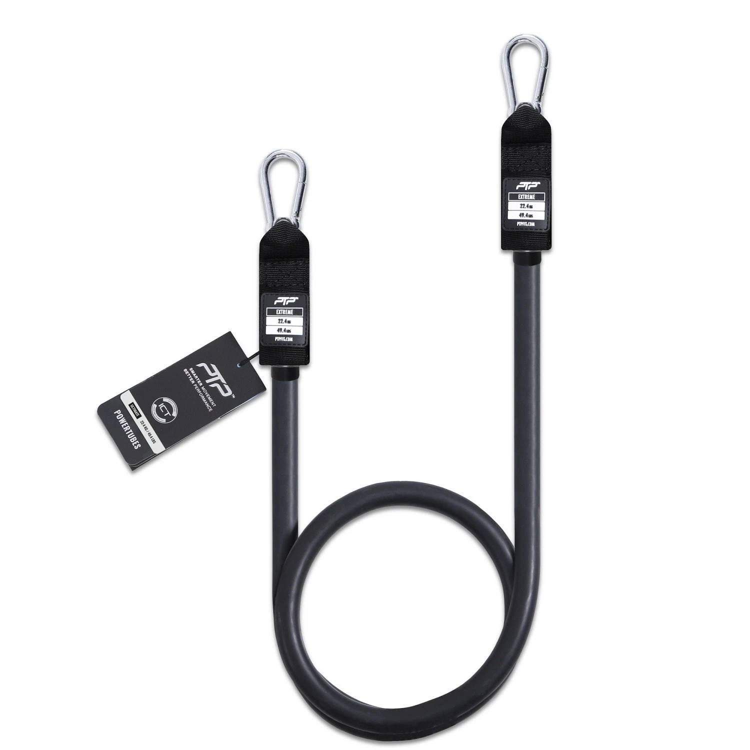PTP PowerTube Elite Extreme Resistance Band - Black 3 PTP PowerTube Elite Extreme Resistance Band - Black