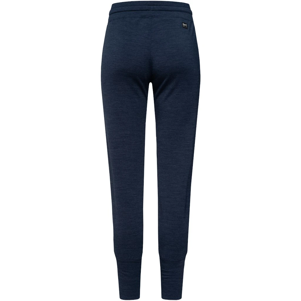 SUPER.NATURAL Essential Cuffed Dames Broek - Blue Iris Melange 4 SUPER.NATURAL Essential Cuffed Dames Broek - Blue Iris Melange - Afbeelding 2