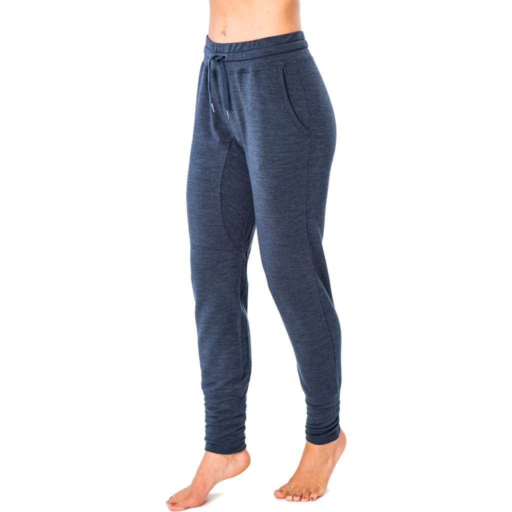 SUPER.NATURAL Essential Cuffed Dames Broek - Blue Iris Melange 8 SUPER.NATURAL Essential Cuffed Dames Broek - Blue Iris Melange - Afbeelding 6