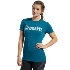 Reebok Women CrossFit® Read Tee - Heritage Teal FJ5309 -Fitness-Mode Winkel 351578 02 d 752598