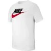 Nike Sportswear Icon Futura T-Shirt Heren - White/black/university Red AR5004-100 -Fitness-Mode Winkel 354996 00 d 762194