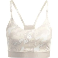 Adidas Aeroreact Sportbeha Met Lichte Ondersteuning Dames - Owl White/sand String HS3001