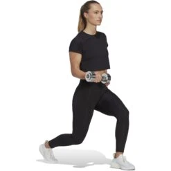 Adidas AEROREADY Train Essentials Crop T-Shirt Dames - Zwart HR7789 -Fitness-Mode Winkel adidas aeroready train essentials crop t shirt black hr7789 4 1368308