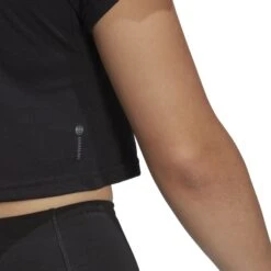 Adidas AEROREADY Train Essentials Crop T-Shirt Dames - Zwart HR7789 -Fitness-Mode Winkel adidas aeroready train essentials crop t shirt black hr7789 6 1368305