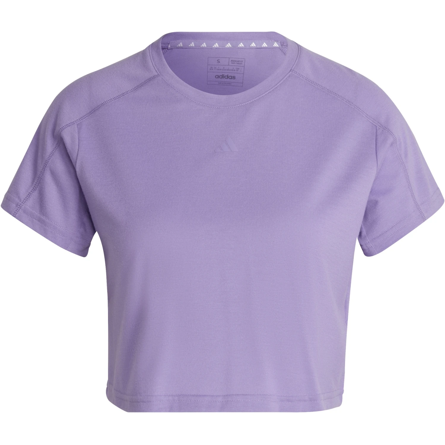 Adidas AEROREADY Train Essentials Crop T-Shirt Dames - Violet Fuse HR7790 8 Adidas AEROREADY Train Essentials Crop T-Shirt Dames - Violet Fuse HR7790 - Afbeelding 6