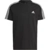 Adidas Essentials Single Jersey 3-Stripes T-Shirt Heren - Zwart/wit IC9334 -Fitness-Mode Winkel adidas essentials single jersey 3 stripes t shirt black white ic9334 2 1368208
