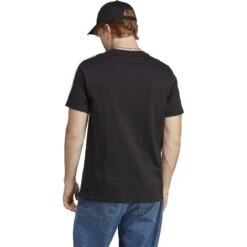 Adidas Essentials Single Jersey 3-Stripes T-Shirt Heren - Zwart/wit IC9334 -Fitness-Mode Winkel adidas essentials single jersey 3 stripes t shirt black white ic9334 4 1368206