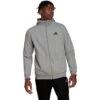 Adidas Essentials 4 Game Day Jas Met Capuchon Heren - Medium Grey Heather HE1806 -Fitness-Mode Winkel adidas men essentials 4 game day full zip hoodie medium grey heather 5 1352855