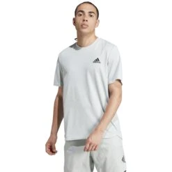 Adidas AEROREADY Designed For Movement T-Shirt Heren - Wonder Silver IL1453