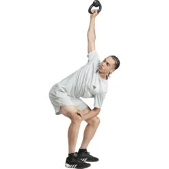 Adidas AEROREADY Designed For Movement T-Shirt Heren - Wonder Silver IL1453 -Fitness-Mode Winkel adidas mens aeroready designed for movement t shirt wonder silver il1453 3 1536873