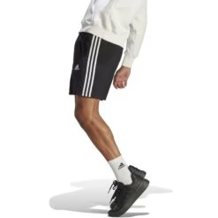 Adidas AEROREADY Essentials Chelsea 3-Stripes Korte Broek Heren - Zwart/wit IC1484 -Fitness-Mode Winkel adidas mens aeroready essentials chelsea 3 stripes shorts black white ic1484 1 1424553