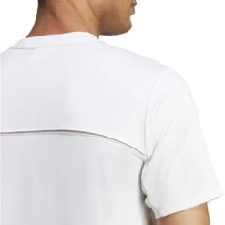 Adidas Designed 4 Training HEAT.RDY HIIT T-Shirt Heren - Wit IB9096 -Fitness-Mode Winkel adidas mens designed 4 training heat rdy hiit t shirt white ib9096 2 1467270