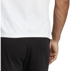 Adidas Designed 4 Training HEAT.RDY HIIT T-Shirt Heren - Wit IB9096 -Fitness-Mode Winkel adidas mens designed 4 training heat rdy hiit t shirt white ib9096 3 1467269