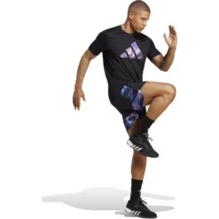 Adidas Designed For Movement HIIT Shorts Heren - Black/silver Metal IB7912 -Fitness-Mode Winkel adidas mens designed for movement hiit training shorts black silver metal ib7912 6 1360434