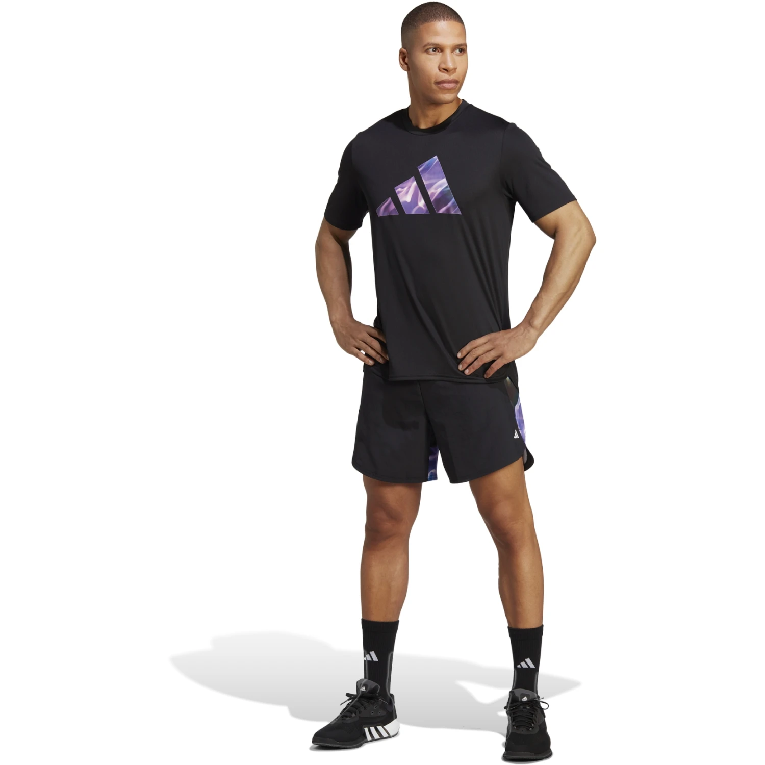Adidas Designed For Movement HIIT Training T-Shirt Heren - Black/pre Fuchsia IB7919 7 Adidas Designed For Movement HIIT Training T-Shirt Heren - Black/pre Fuchsia IB7919 - Afbeelding 5