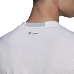 Adidas Designed For Training Shirt Heren - Wit HA6363 -Fitness-Mode Winkel adidas mens designed for training tee white ha6363 5 1360271