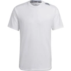 Adidas Designed For Training Shirt Heren - Wit HA6363 -Fitness-Mode Winkel adidas mens designed for training tee white ha6363 6 1360270