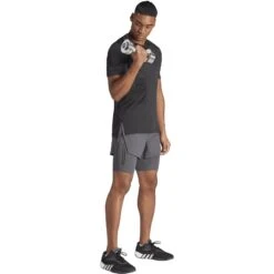 Adidas HEAT.RDY HIIT Elevated Training Shirt Heren - Zwart IM1099 13 Adidas HEAT.RDY HIIT Elevated Training Shirt Heren - Zwart IM1099 -Fitness-Mode Winkel adidas mens hiit elevate tee black im1099 4 1496179