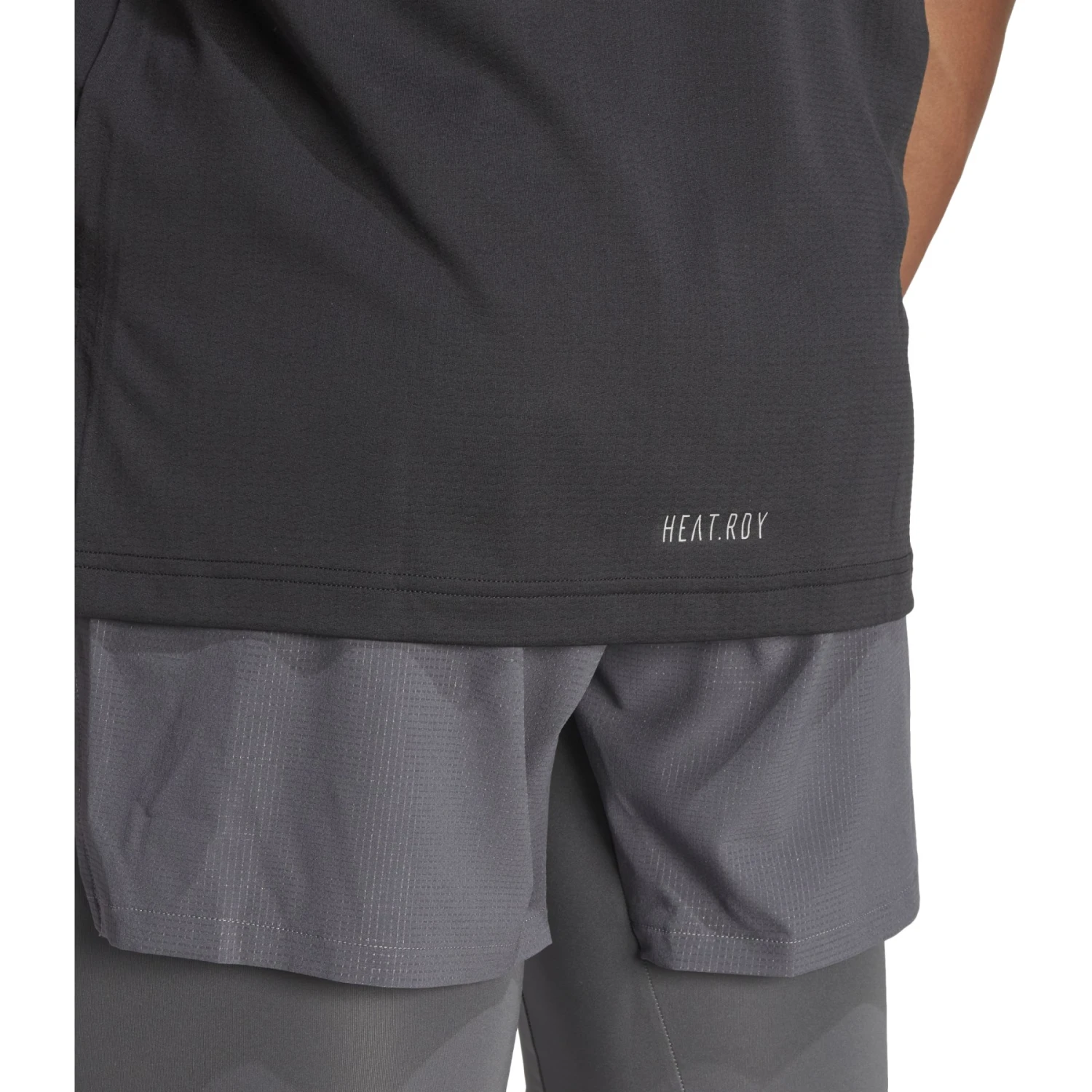 Adidas HEAT.RDY HIIT Elevated Training Shirt Heren - Zwart IM1099 9 Adidas HEAT.RDY HIIT Elevated Training Shirt Heren - Zwart IM1099 - Afbeelding 7