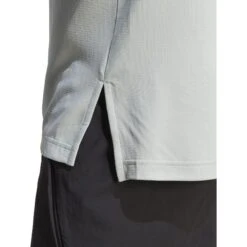 Adidas HEAT.RDY HIIT Elevated Training Shirt Heren - Wonder Silver IB3467 -Fitness-Mode Winkel adidas mens hiit elevate tee wonder silver ib3467 5 1496186