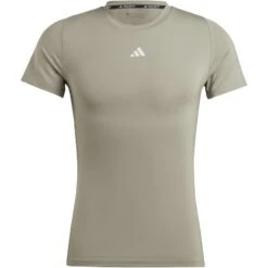 Adidas Techfit Training T-Shirt Heren - Silver IC2156 -Fitness-Mode Winkel adidas mens techfit training t shirt ic2156 2 1362107