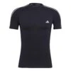 Adidas Techfit 3-Stripes Training T-Shirt Heren - Legend Ink HJ9911 -Fitness-Mode Winkel adidas mens terrex tf 3s tee legend ink hj9911 2 1237663