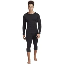 Adidas Xperior Merino 260 3/4 Onderbroek Heren - Zwart HZ8539 -Fitness-Mode Winkel adidas mens terrex xperior merino 260 baselayer 3 4 tights black hz8539 5 1492728