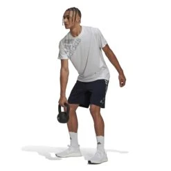 Adidas Train Icons Trainingsshorts Heren - Legend Ink/linen Green HD3556 -Fitness-Mode Winkel adidas mens tight woven shorts legend ink linen green hd3556 4 1231975