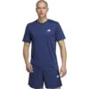 Adidas Train Essentials Comfort T-Shirt Heren - Dark Blue/white IC7422