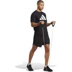 Adidas Train Essentials Feelready T-Shirt Heren - Zwart/wit IB8273 -Fitness-Mode Winkel adidas mens train essentials feelready logo t shirt black white ib8273 5 1370169