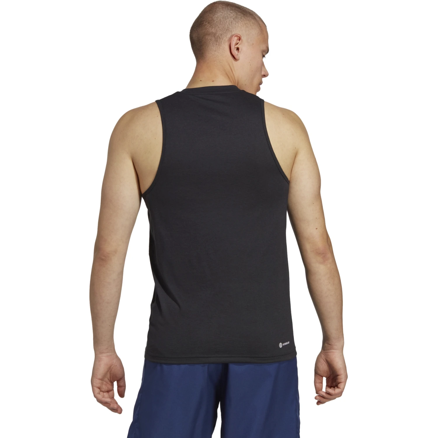 Adidas Train Essentials Feelready Training Tanktop Heren - Black/white IC6945 7 Adidas Train Essentials Feelready Training Tanktop Heren - Black/white IC6945 - Afbeelding 5