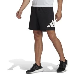 Adidas Train Essentials Shorts Heren - Zwart/wit IB8121 -Fitness-Mode Winkel adidas mens train essentials logo shorts black white ib8121 6 1368985