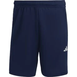 Adidas Train Essentials Piqué Korte Broek Heren - Dark Blue/white IB8112