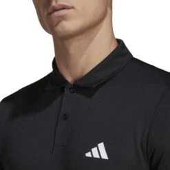 Adidas Train Essentials Polo Shirt Heren - Zwart/wit IB8103 -Fitness-Mode Winkel adidas mens train essentials polo shirt black white ib8103 6 1368730