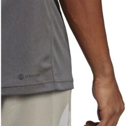 Adidas Train Essentials Polo Shirt Heren - Grey Five/black IB1066 -Fitness-Mode Winkel adidas mens train essentials polo shirt grey five black ib1066 2 1368728