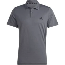 Adidas Train Essentials Polo Shirt Heren - Grey Five/black IB1066 -Fitness-Mode Winkel adidas mens train essentials polo shirt grey five black ib1066 3 1368727